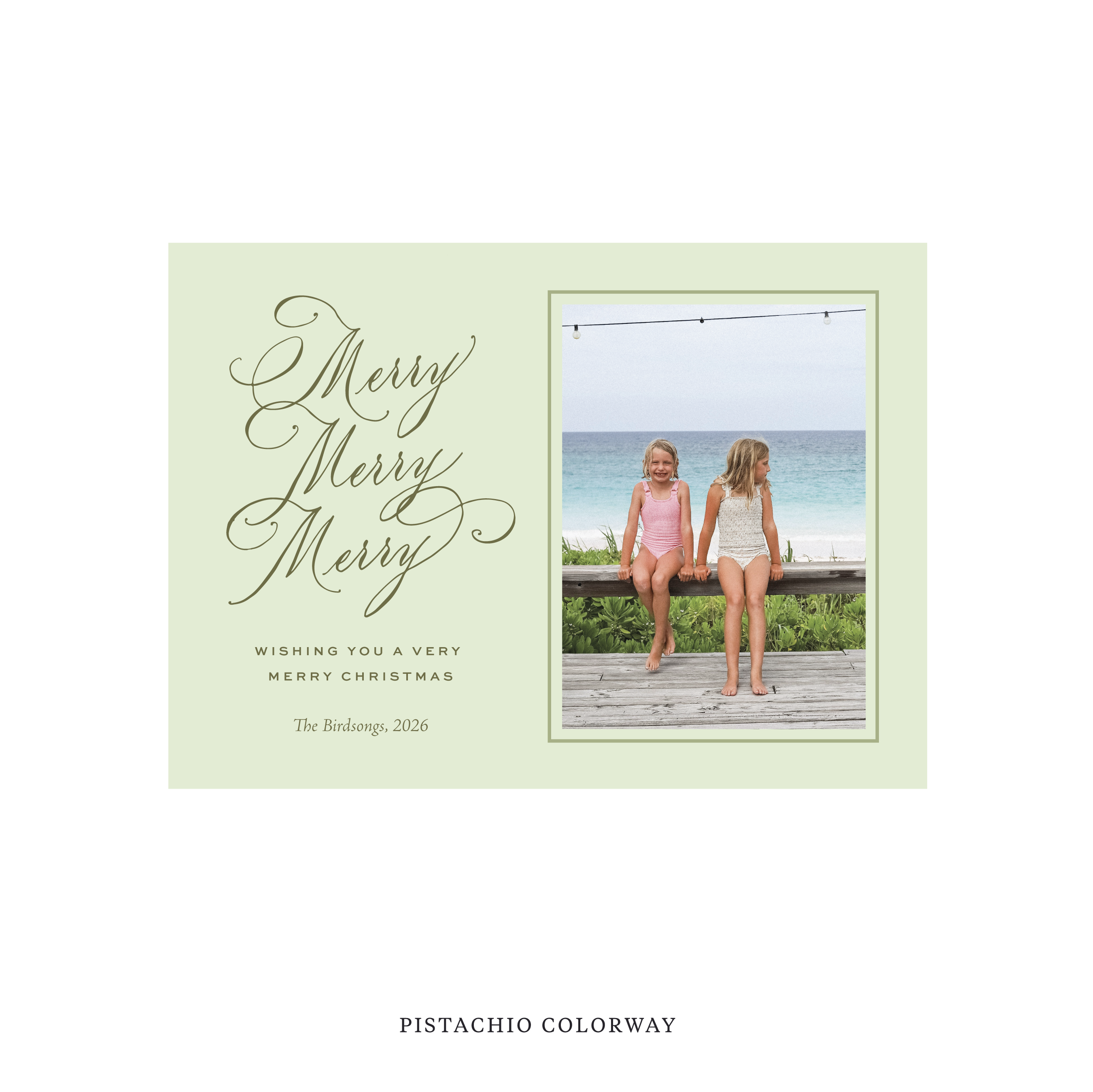 Ludlow Classic Flat Print Holiday Card, Medium