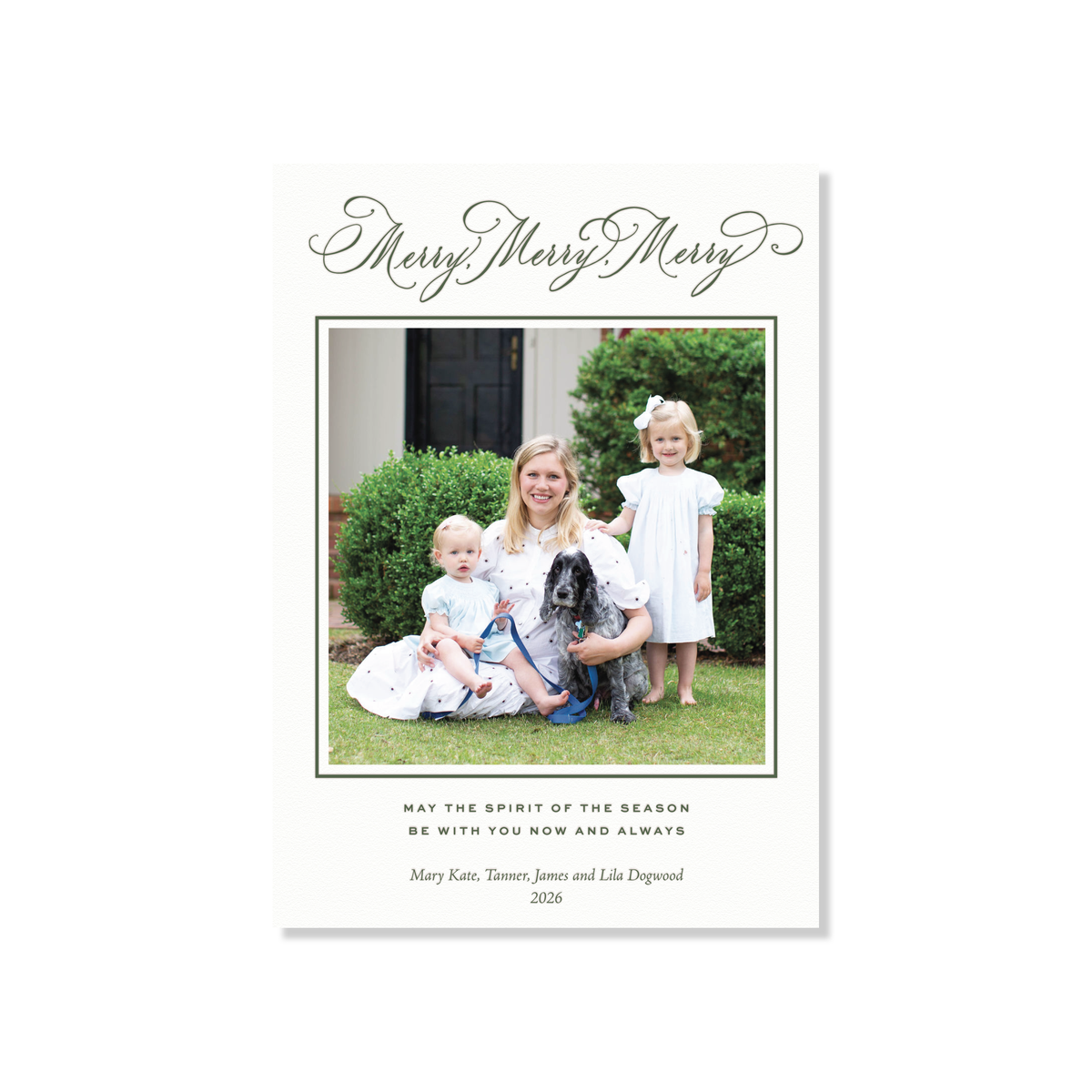 Ludlow Letterpress Holiday Card, Large