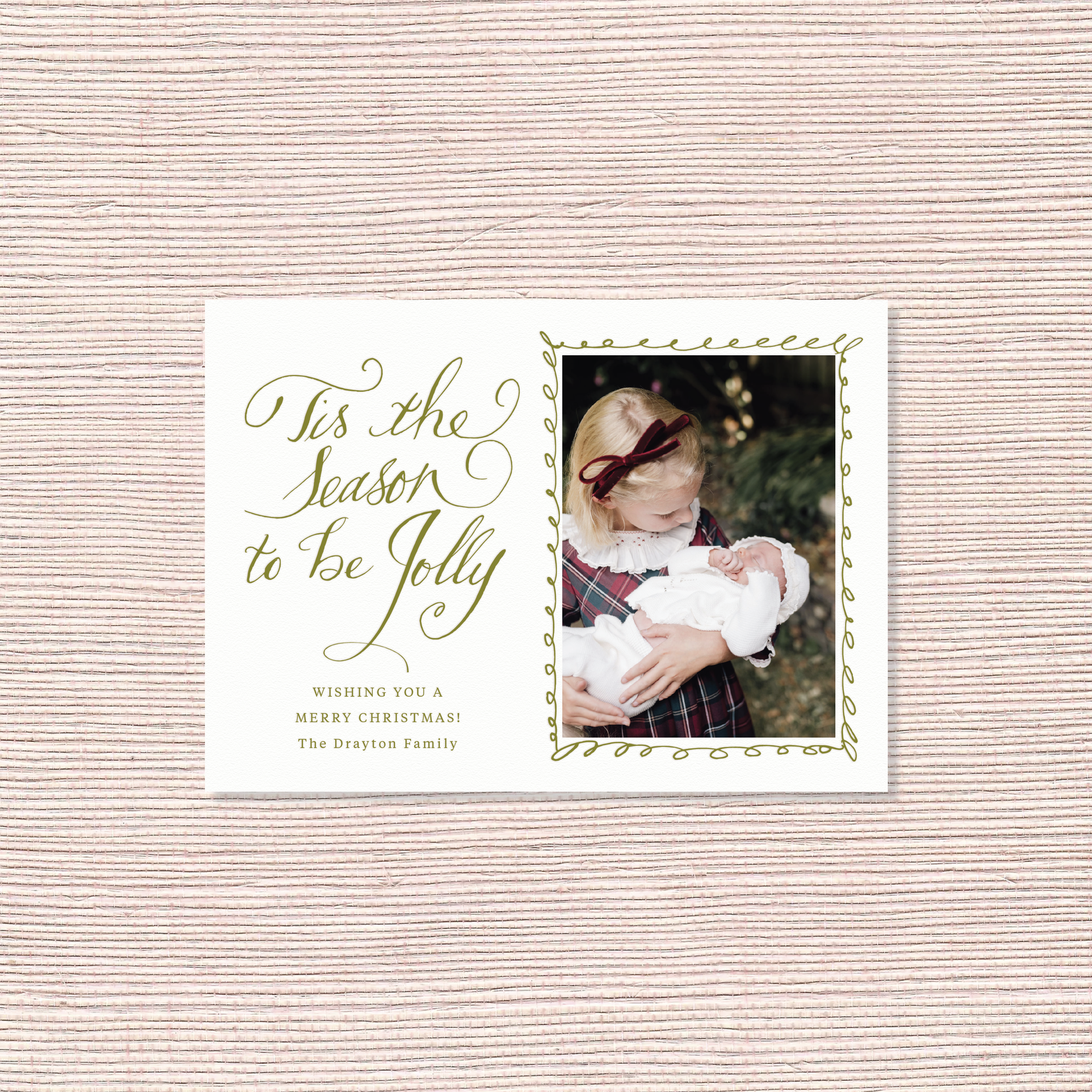 Drayton Letterpress Holiday Card, Medium