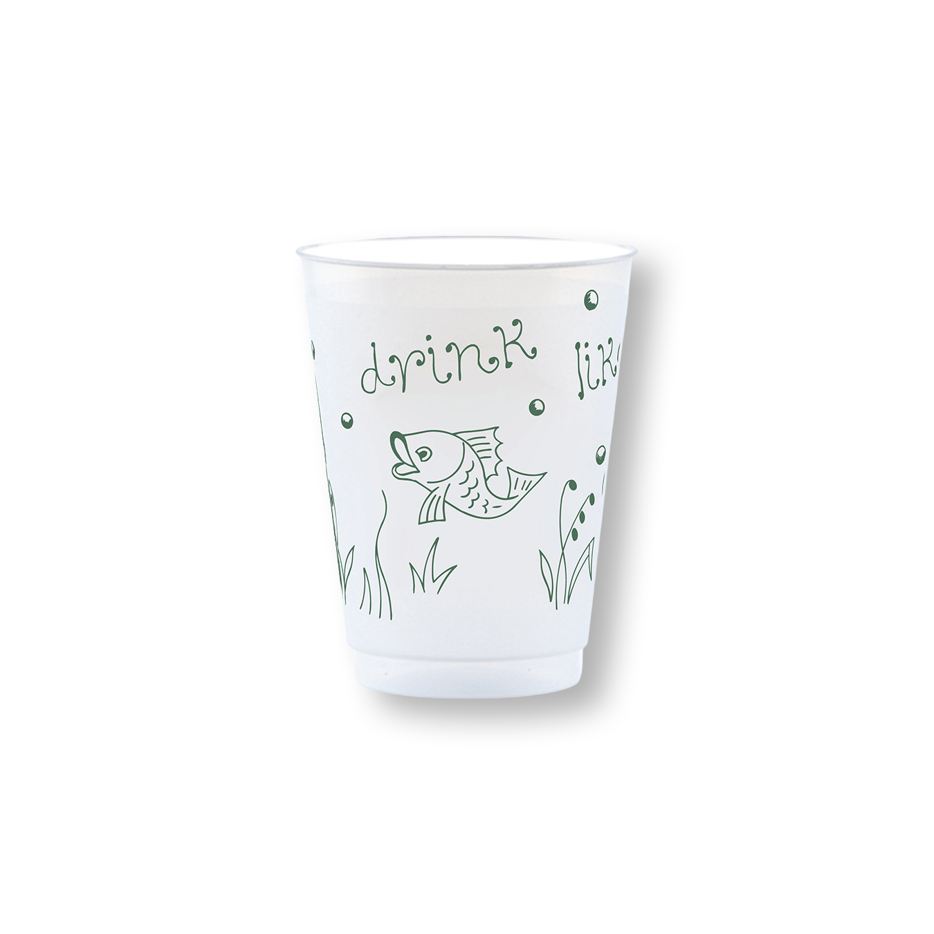 Drink Like a Fish Reusable Party Cups