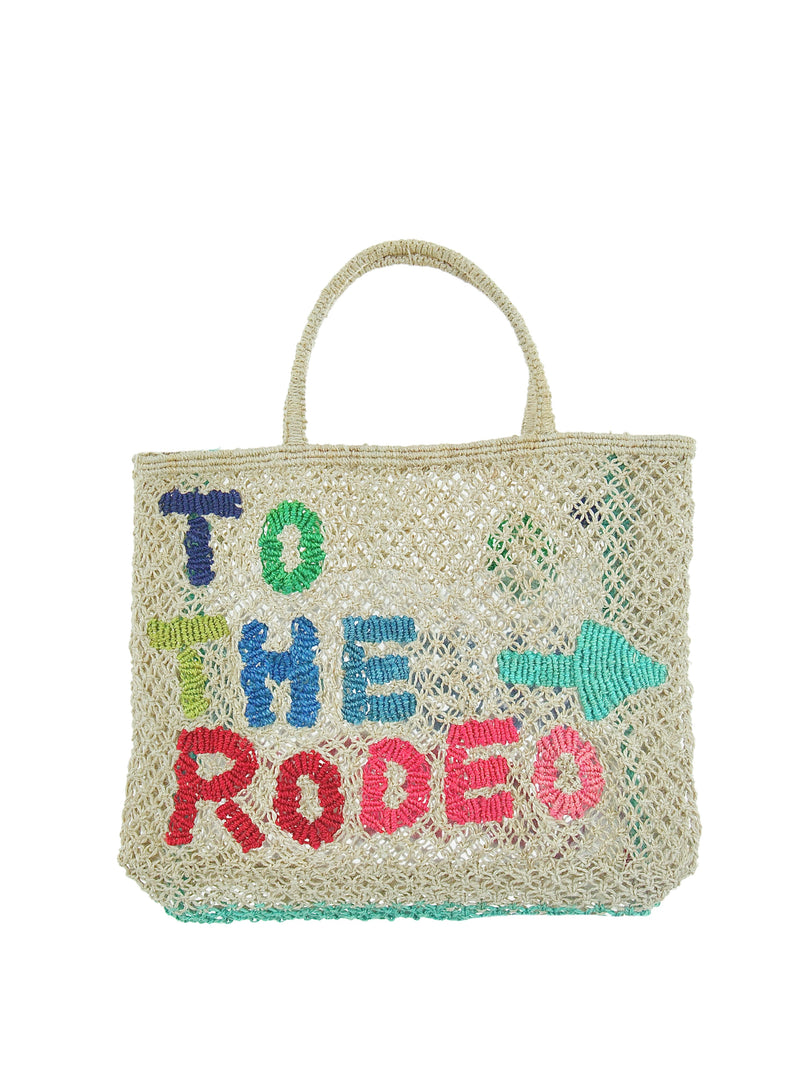 To The Rodeo Jute Tote