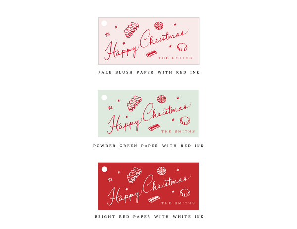Evie 1-Color Engraved Gift Tags