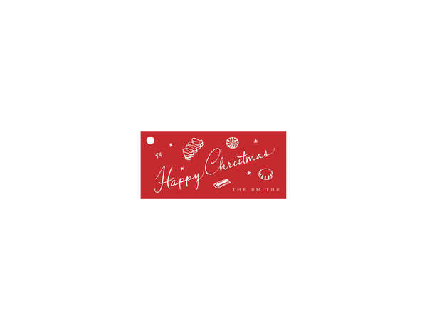 Evie 1-Color Engraved Gift Tags