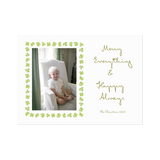 Elena Medium Horizontal Classic Printed Holiday Card