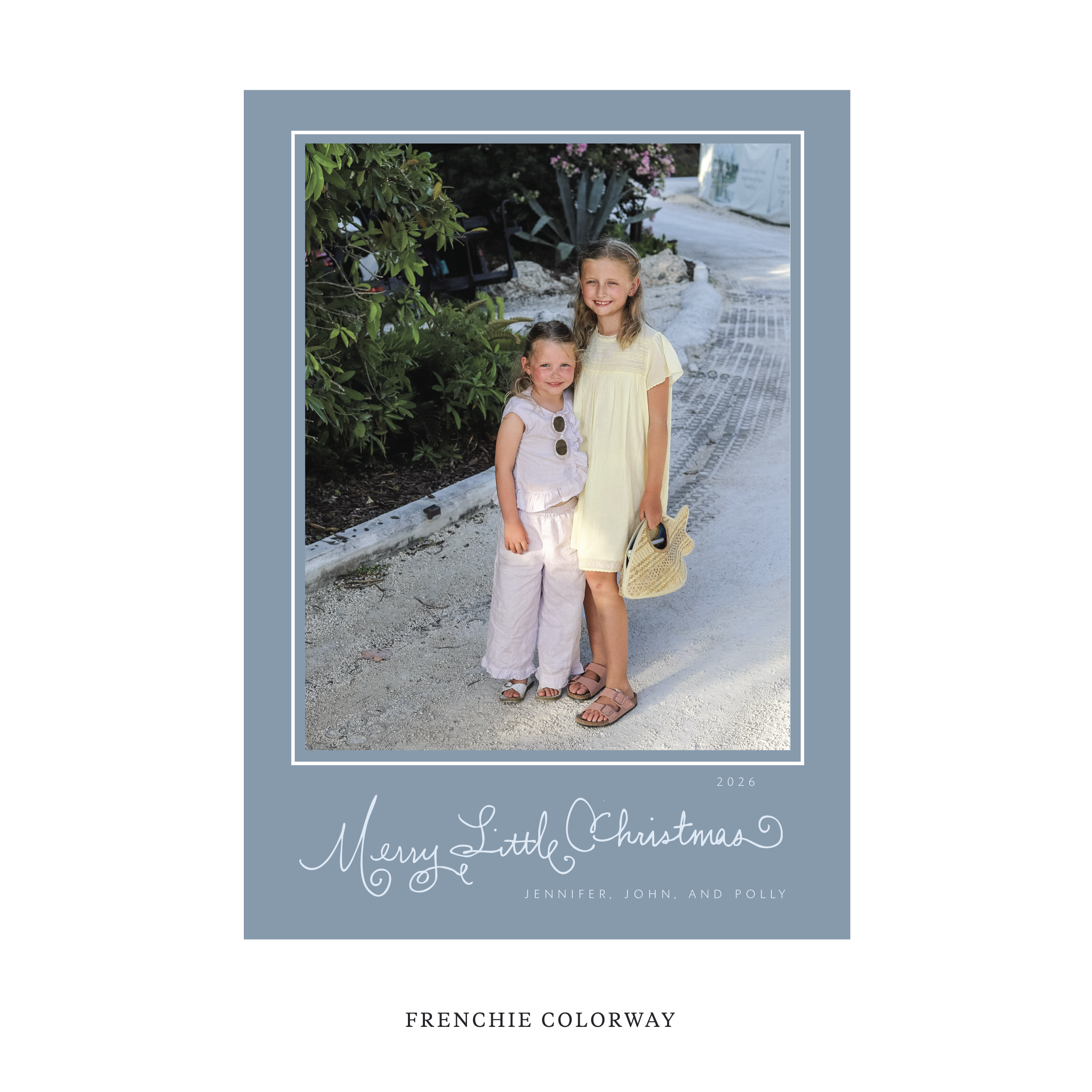 Henley Classic Flat Print Holiday Card, Large