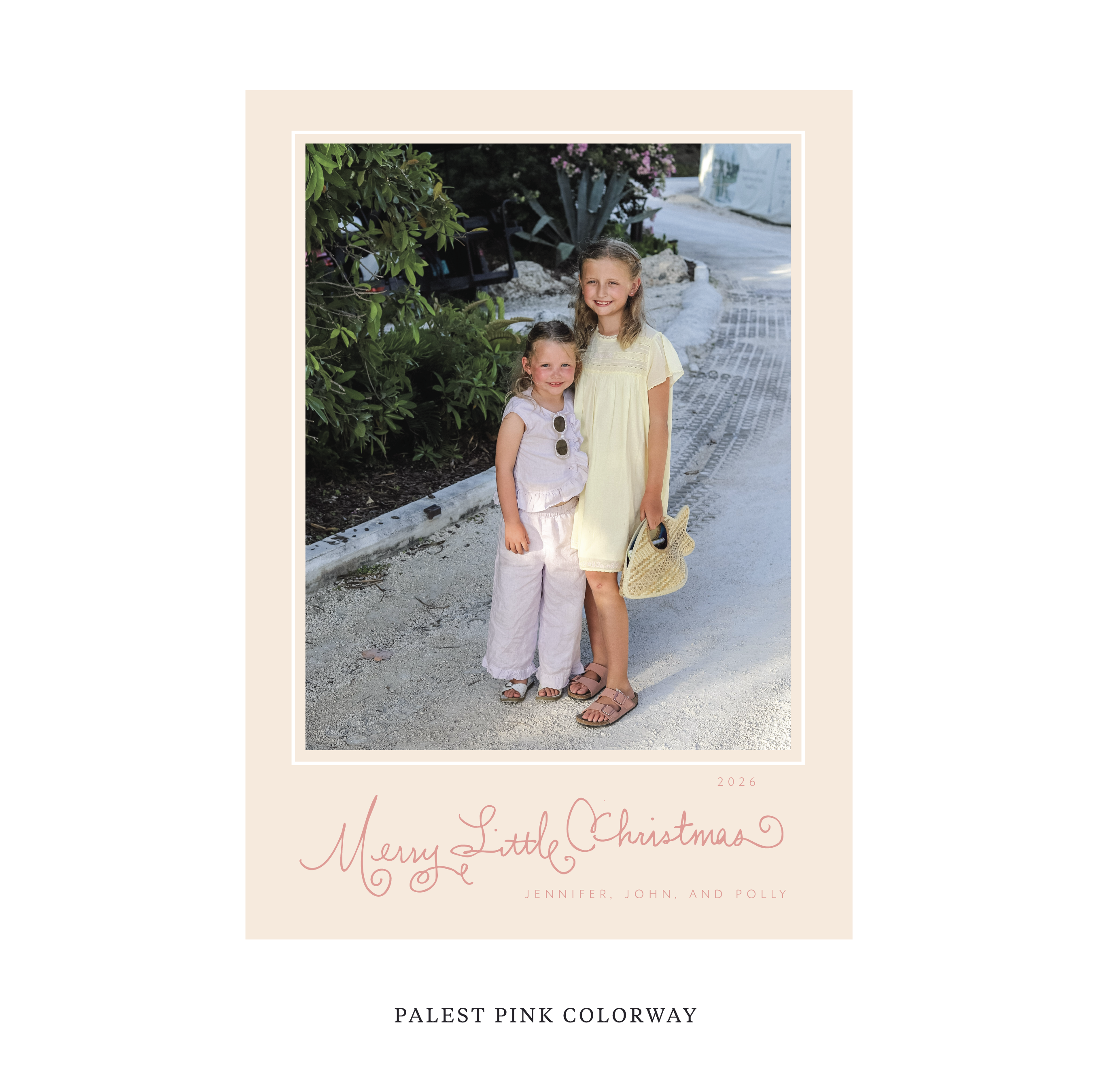 Henley Classic Flat Print Holiday Card, Large