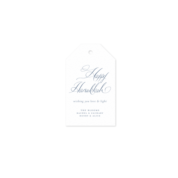 Ellington 1 Color Letterpress Tag - Luggage