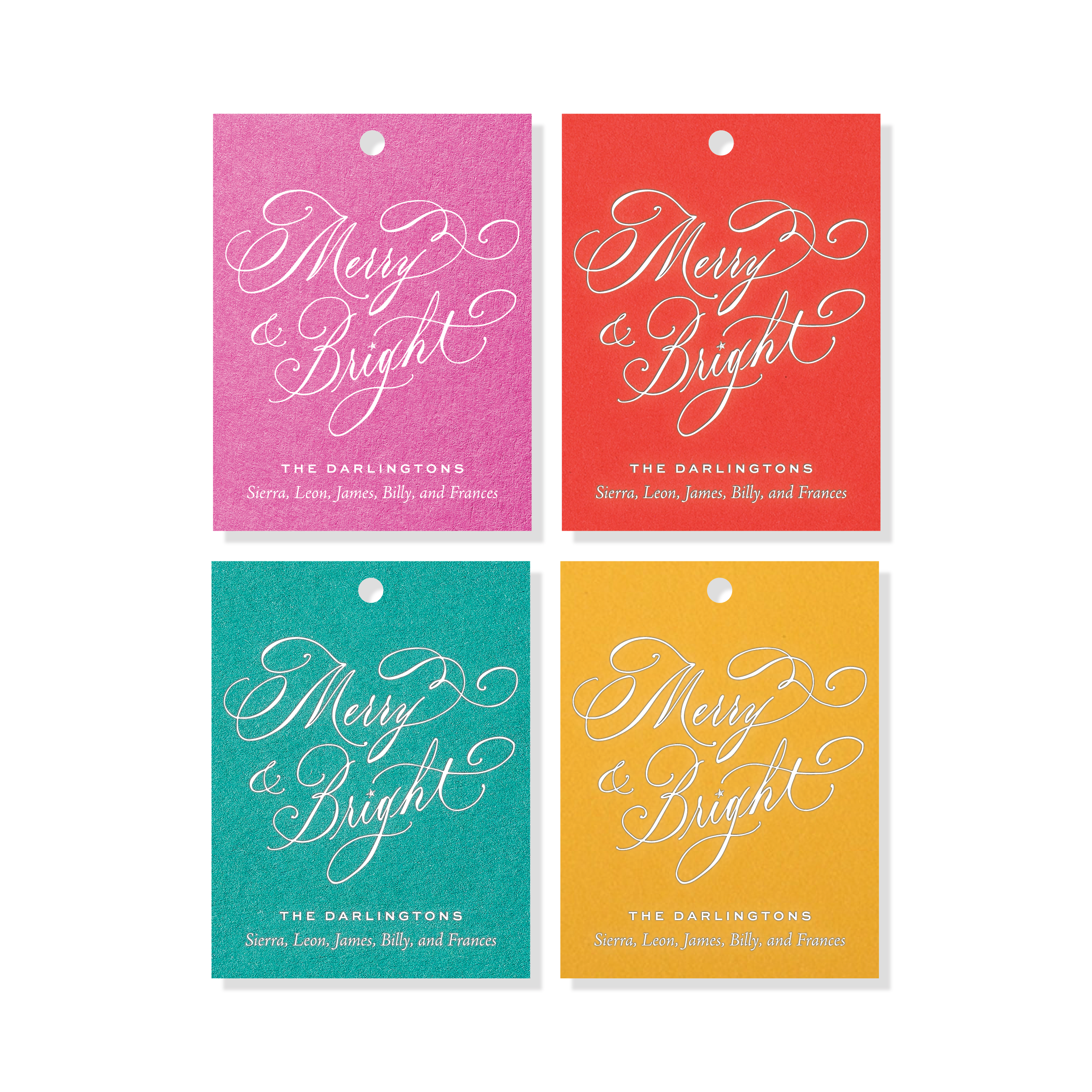 Ellington Engraved Holiday Tag