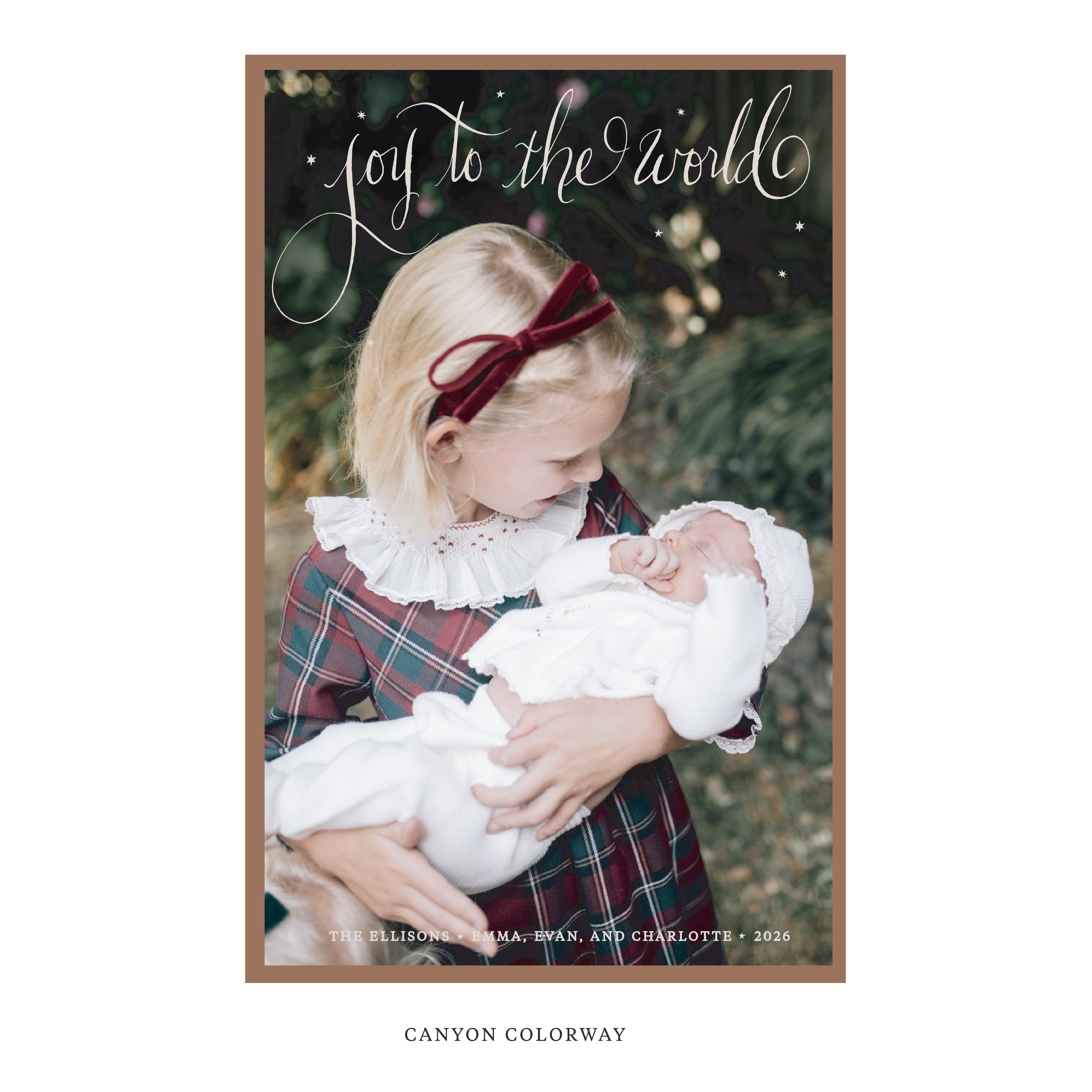 Ellison Digital Photo Holiday Card, Extra Large