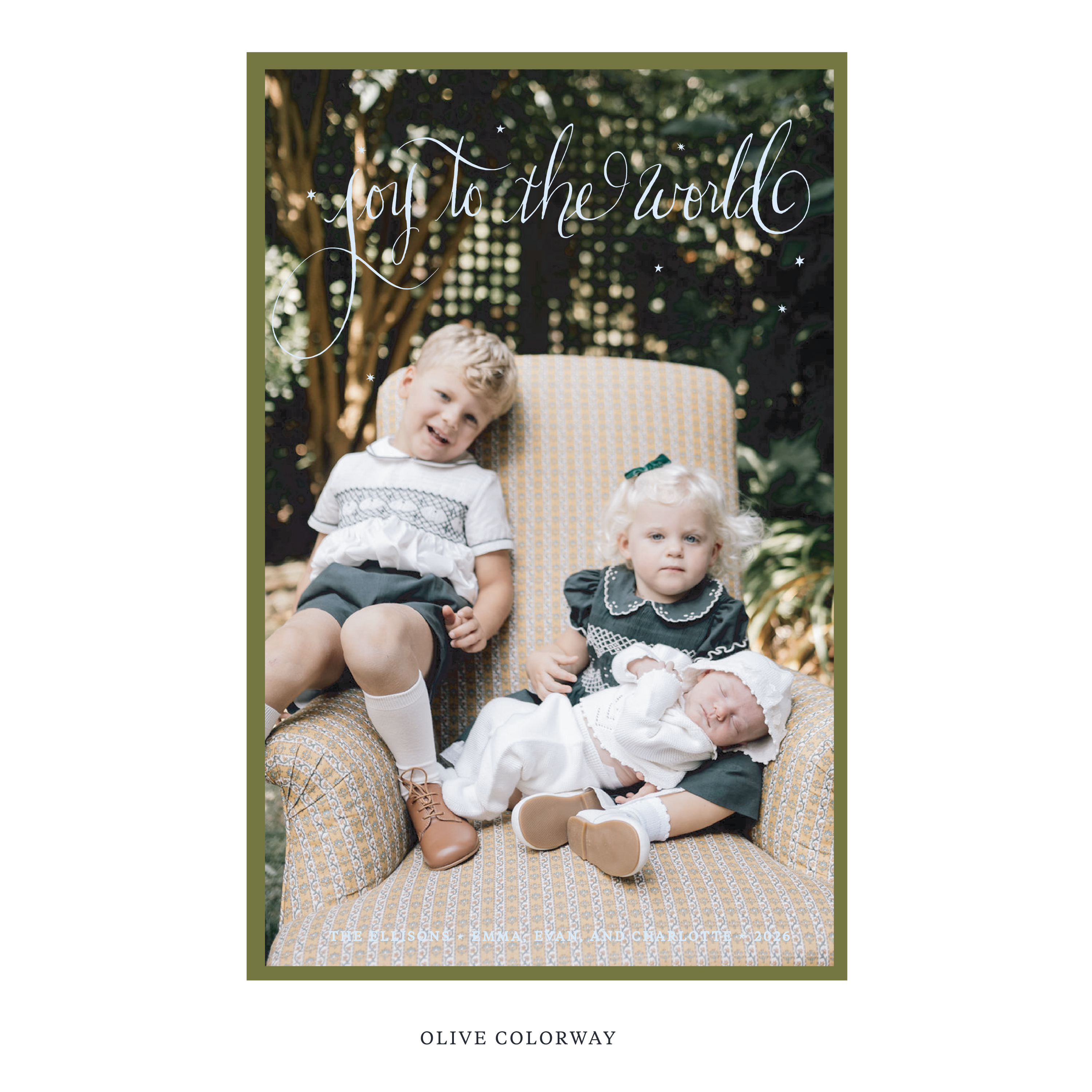 Ellison Digital Photo Holiday Card, Extra Large