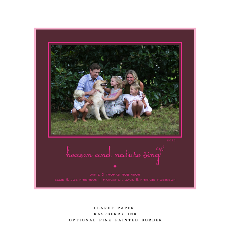 Estelle Large Square Luxe Holiday Card