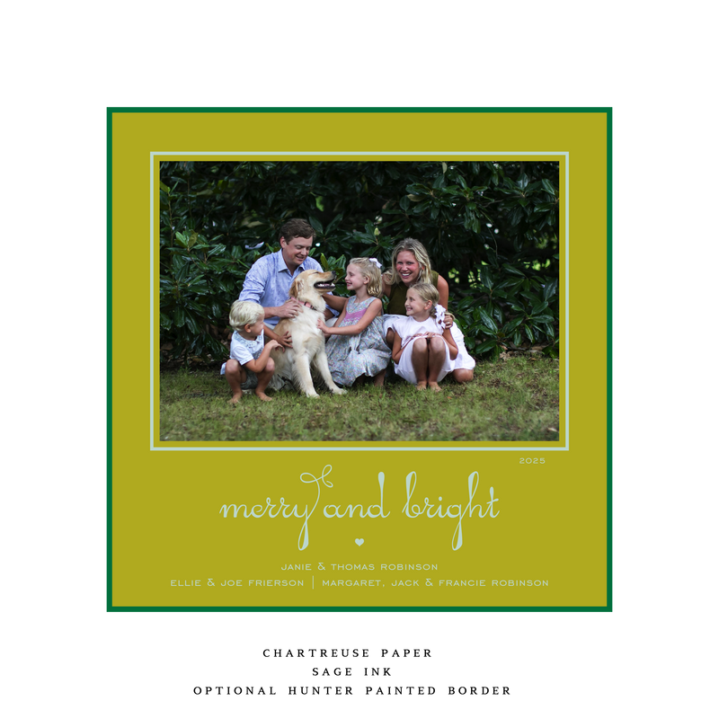 Estelle Large Square Luxe Holiday Card