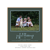 Estelle Large Square Luxe Holiday Card