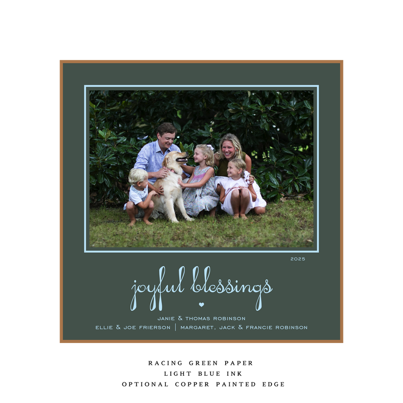 Estelle Large Square Luxe Holiday Card