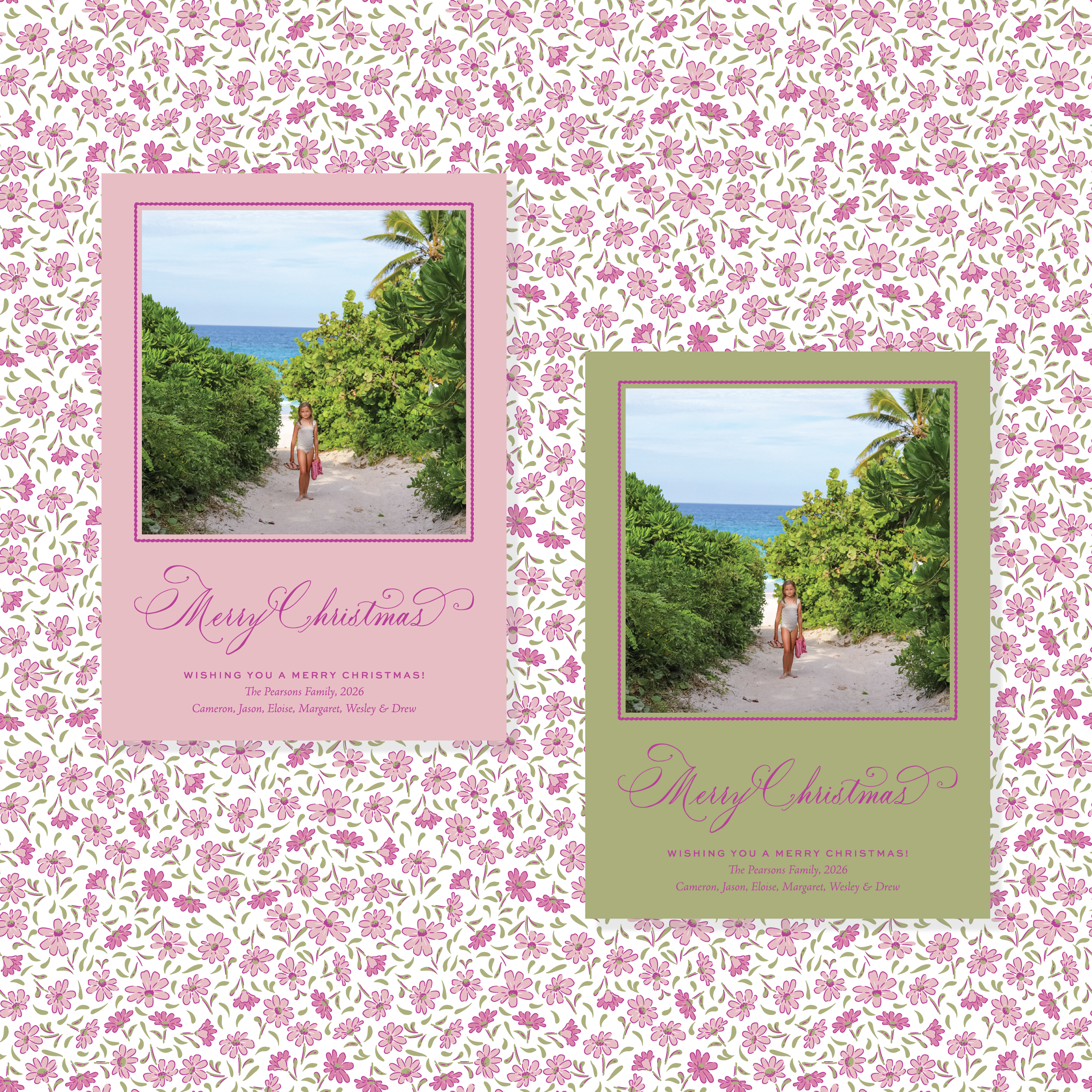 Fernleigh Garden Classic Printed Holiday Card