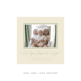Fowler Small Square Classic Printed Holiday Card