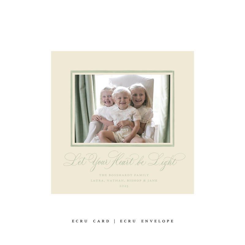 Fowler Small Square Classic Printed Holiday Card