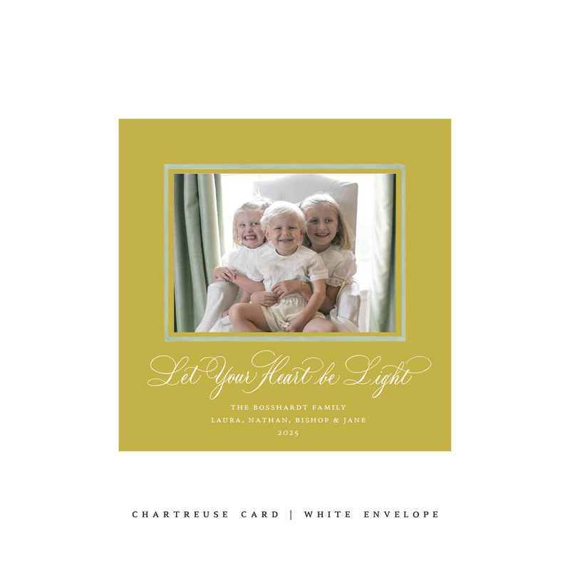 Fowler Small Square Classic Printed Holiday Card