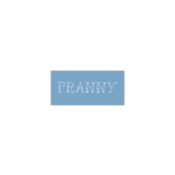 Franny Floral Engraved Enclosure Tag