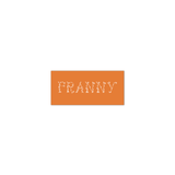 Franny Floral Engraved Enclosure Tag