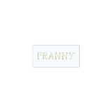 Franny Floral Engraved Enclosure Tag