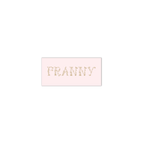 Franny Floral Engraved Enclosure Tag