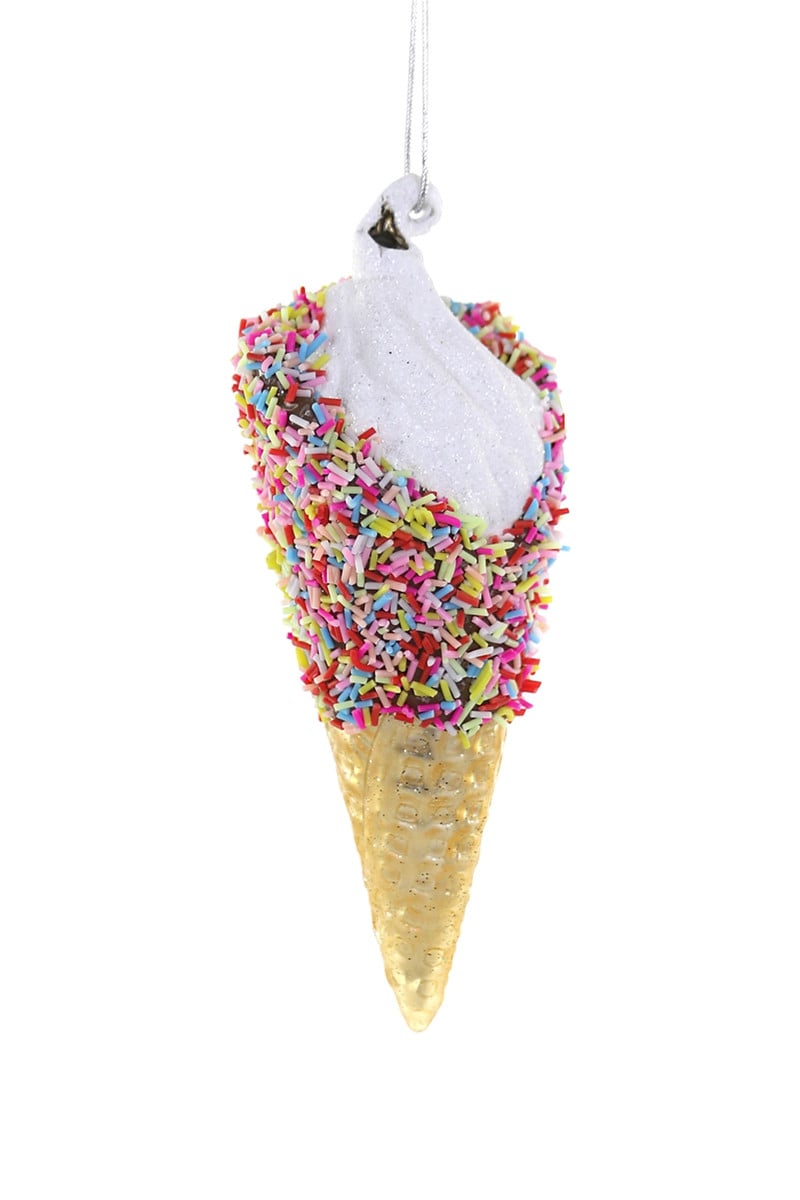 Sprinkles Ice Cream Ornament