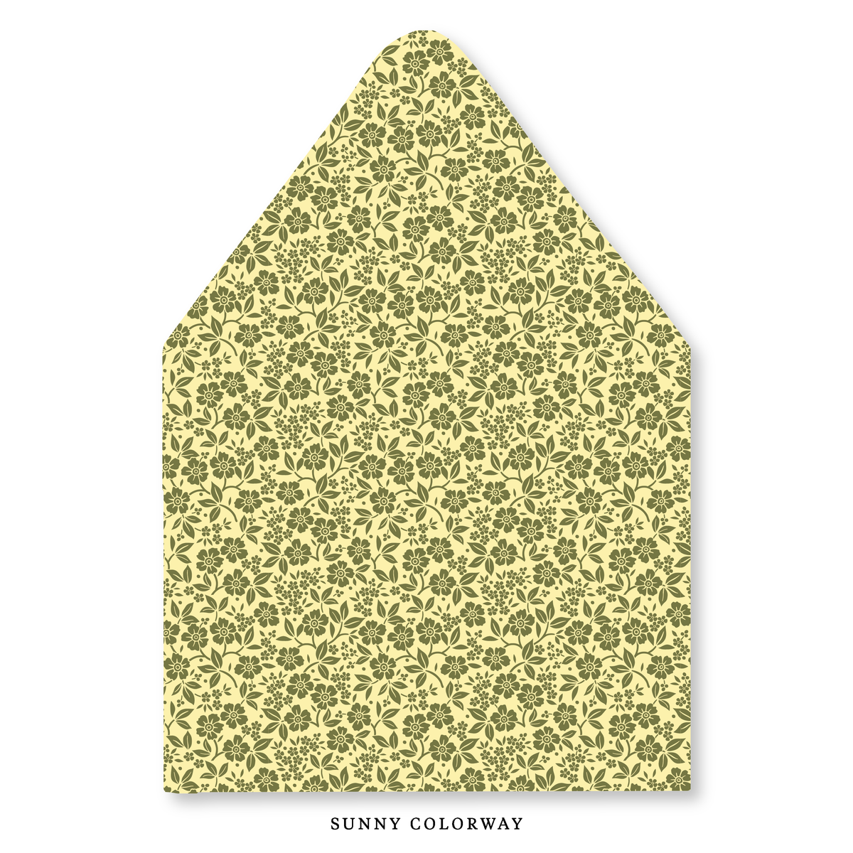Garden Posy Envelope Liner