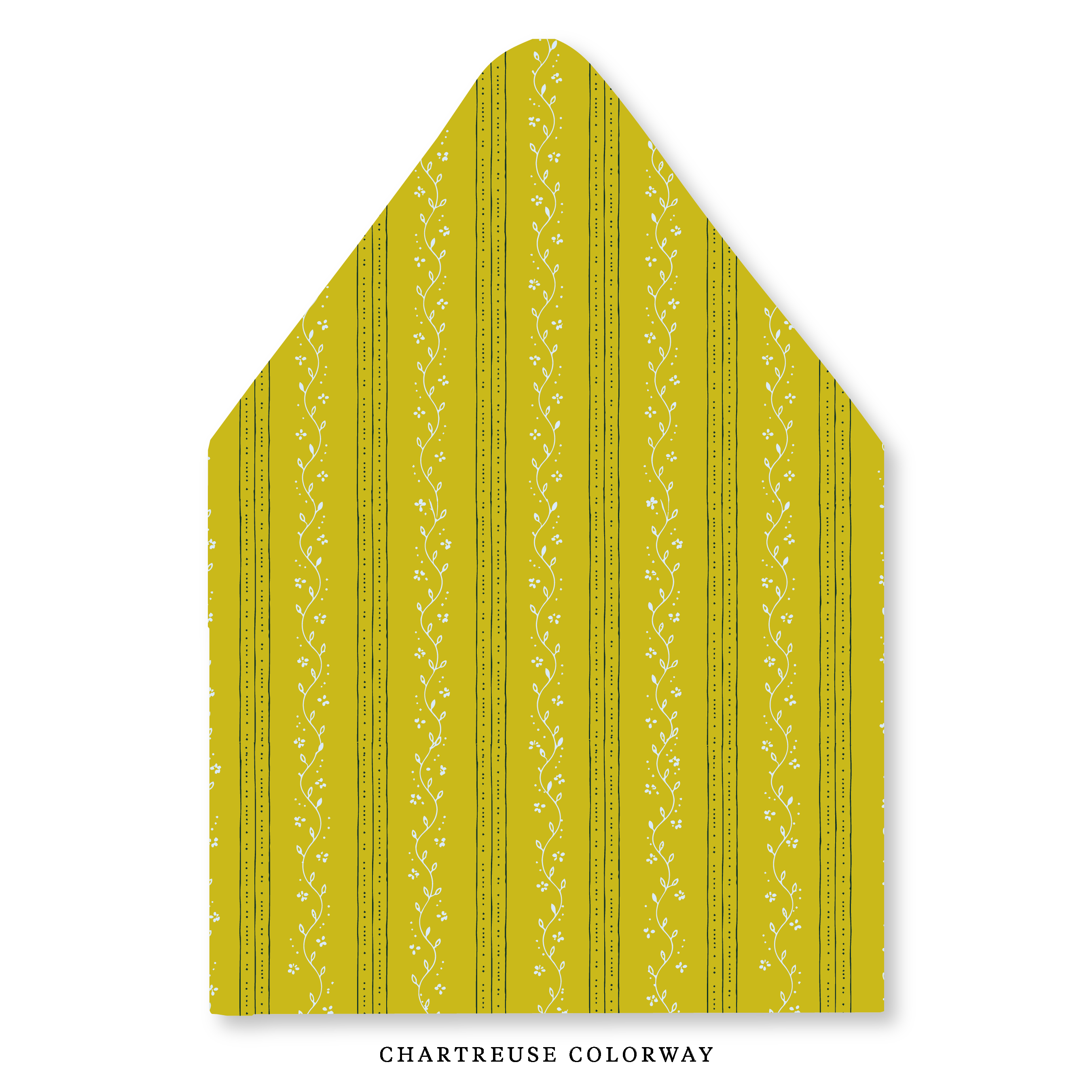 Garden Stripe Envelope Liner