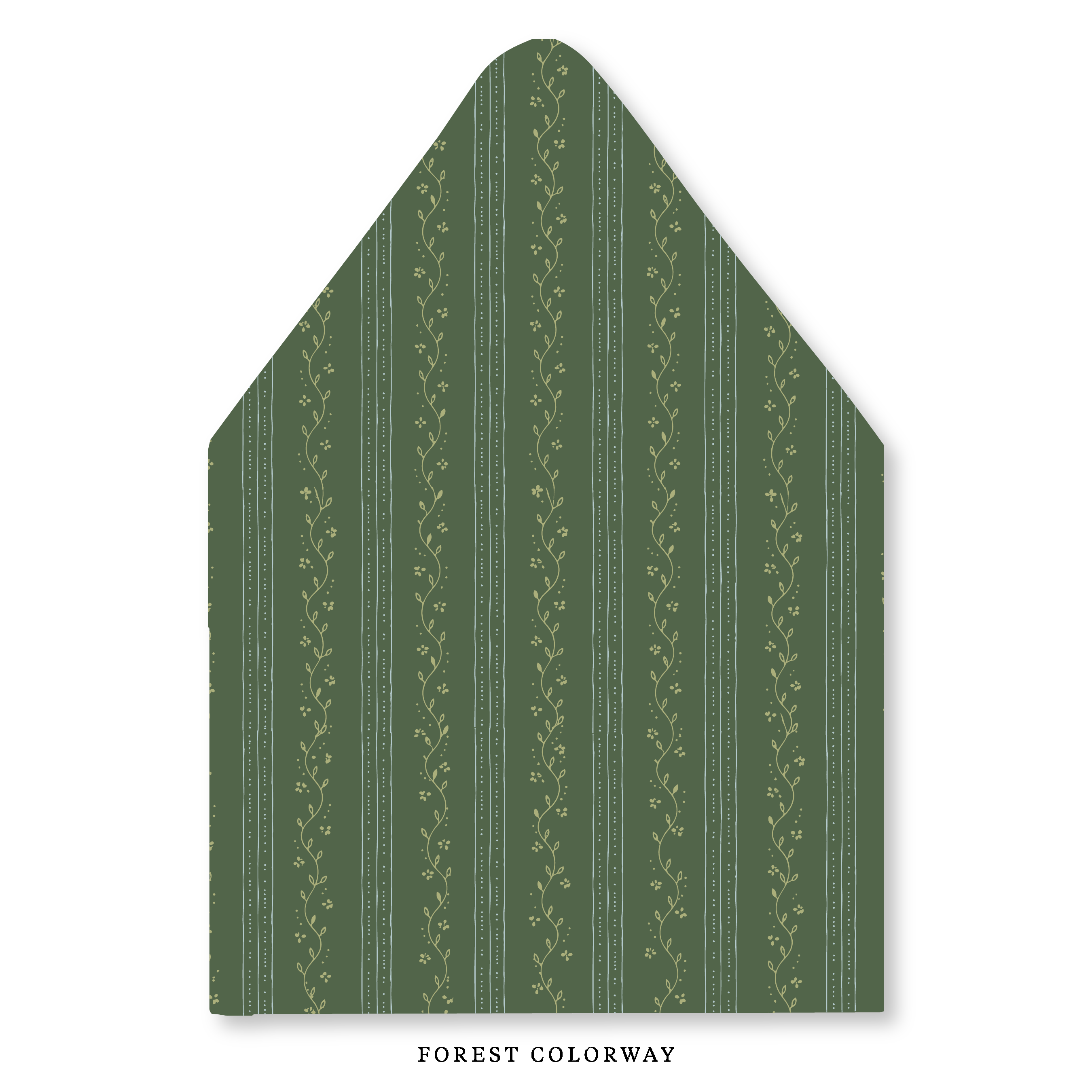 Garden Stripe Envelope Liner