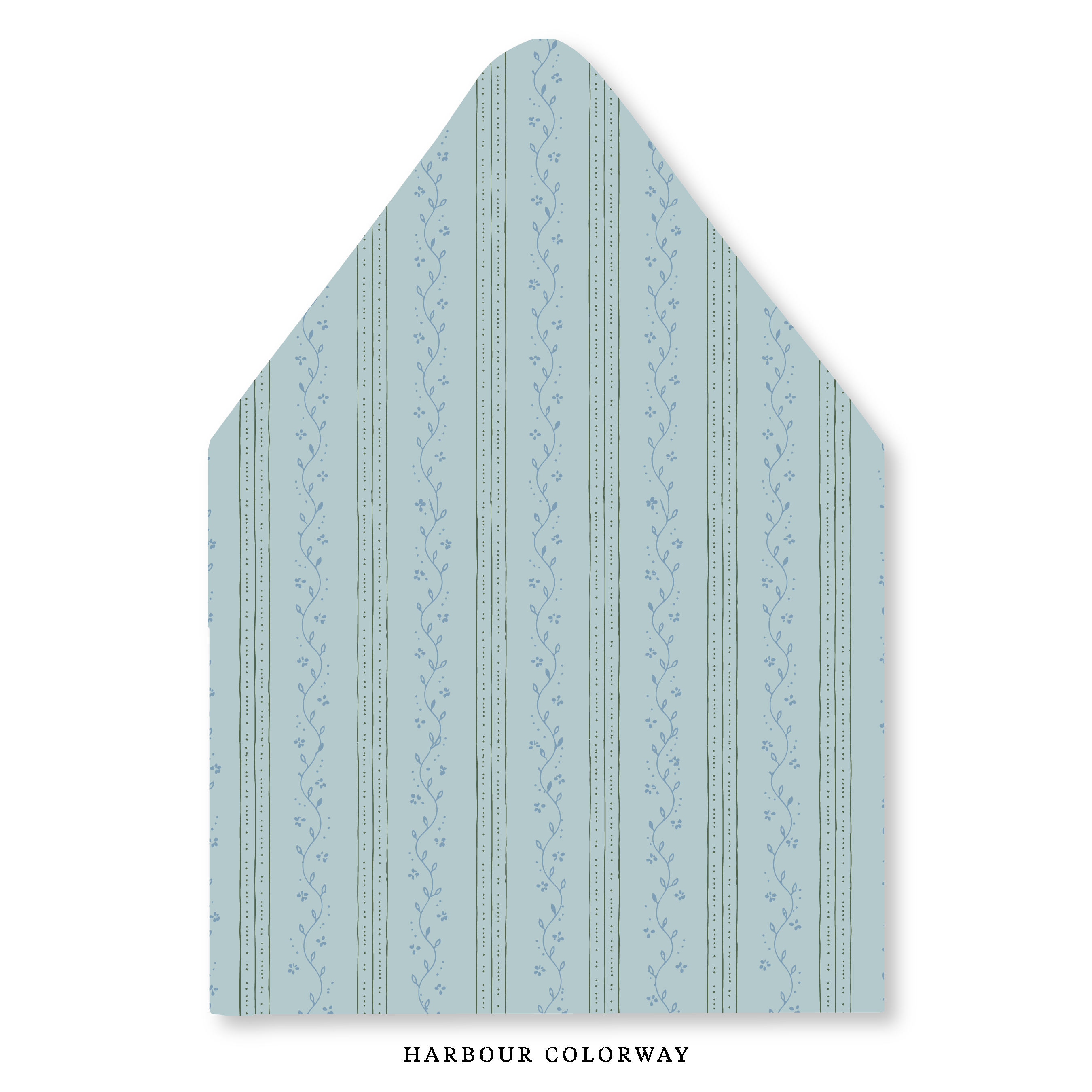 Garden Stripe Envelope Liner