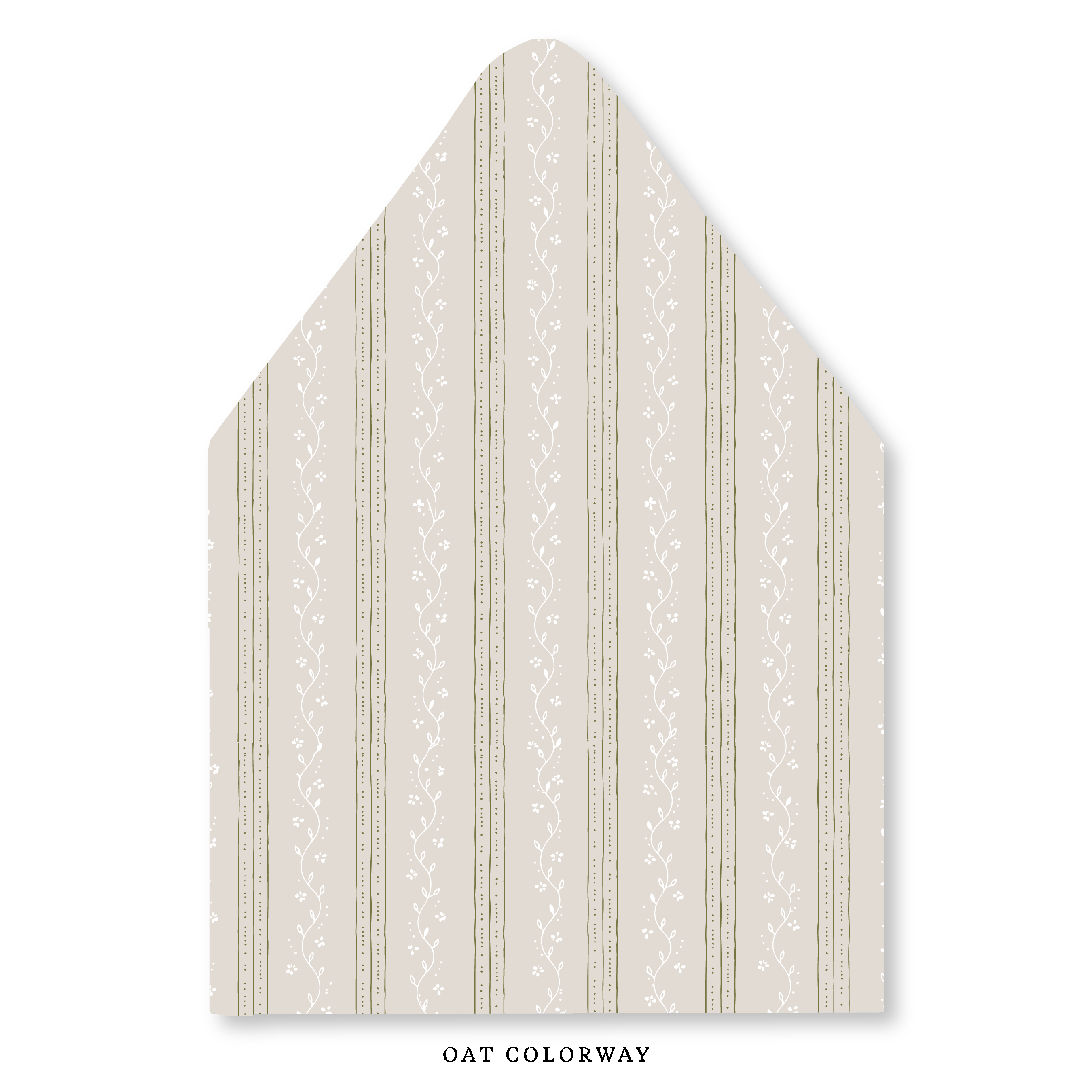 Garden Stripe Envelope Liner