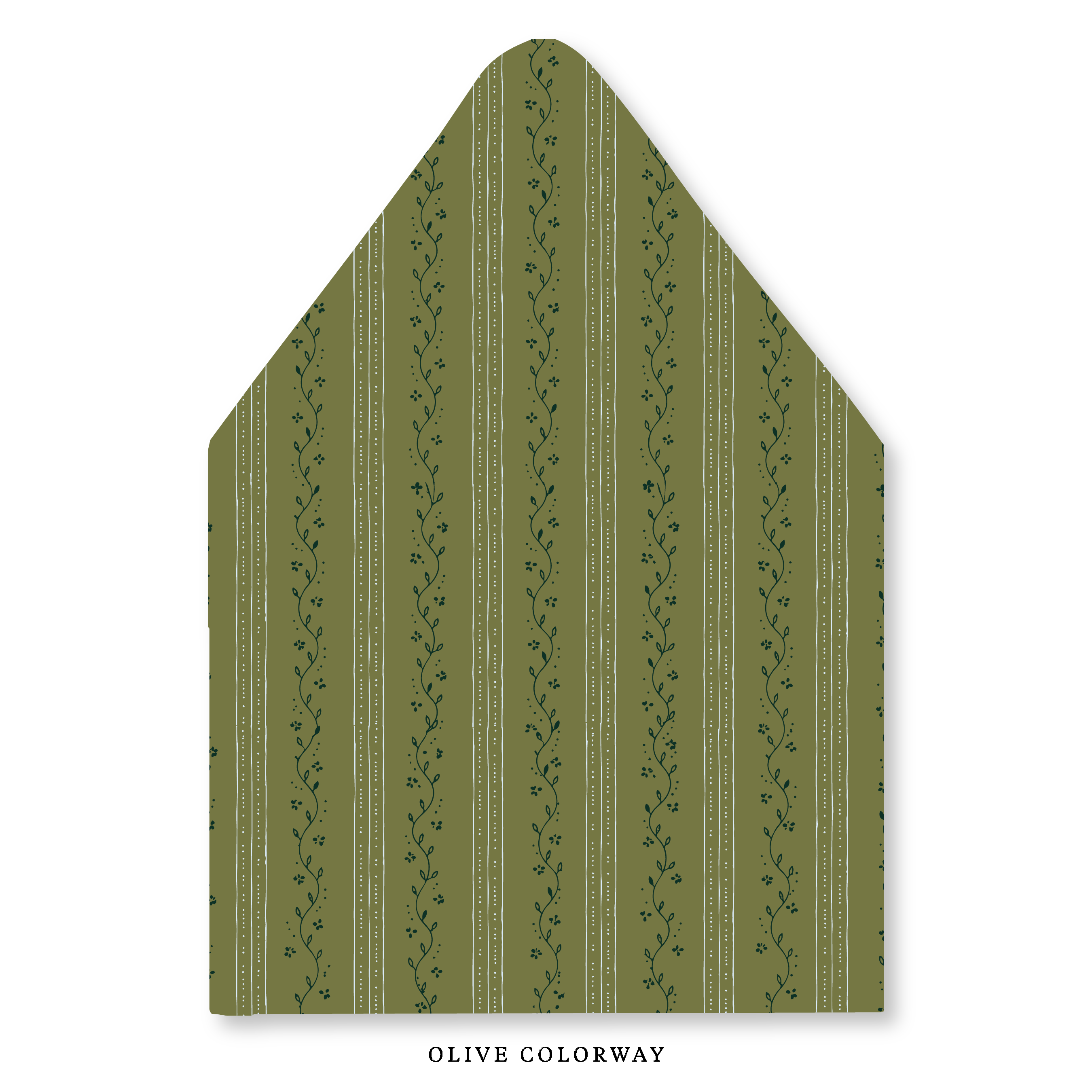 Garden Stripe Envelope Liner