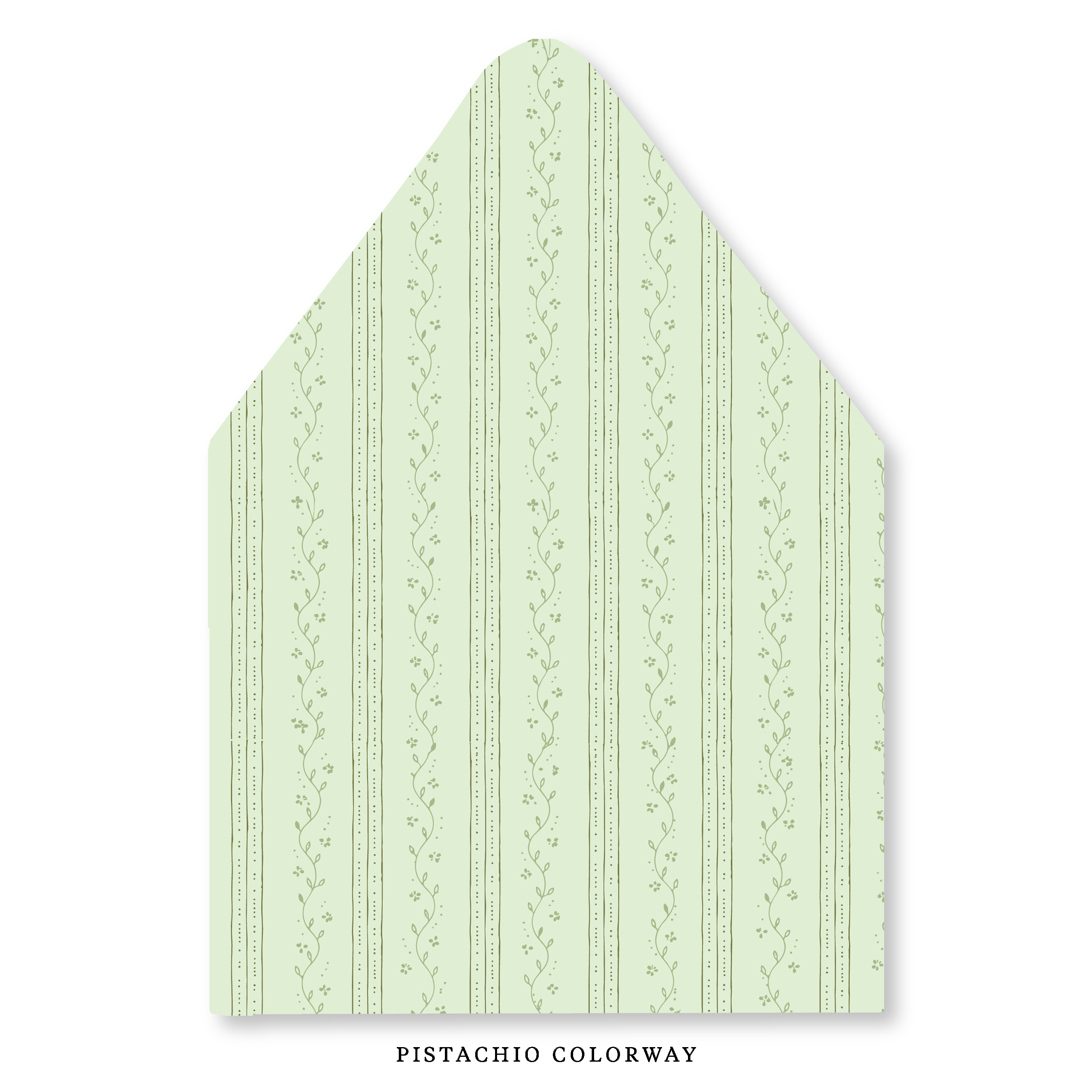 Garden Stripe Envelope Liner