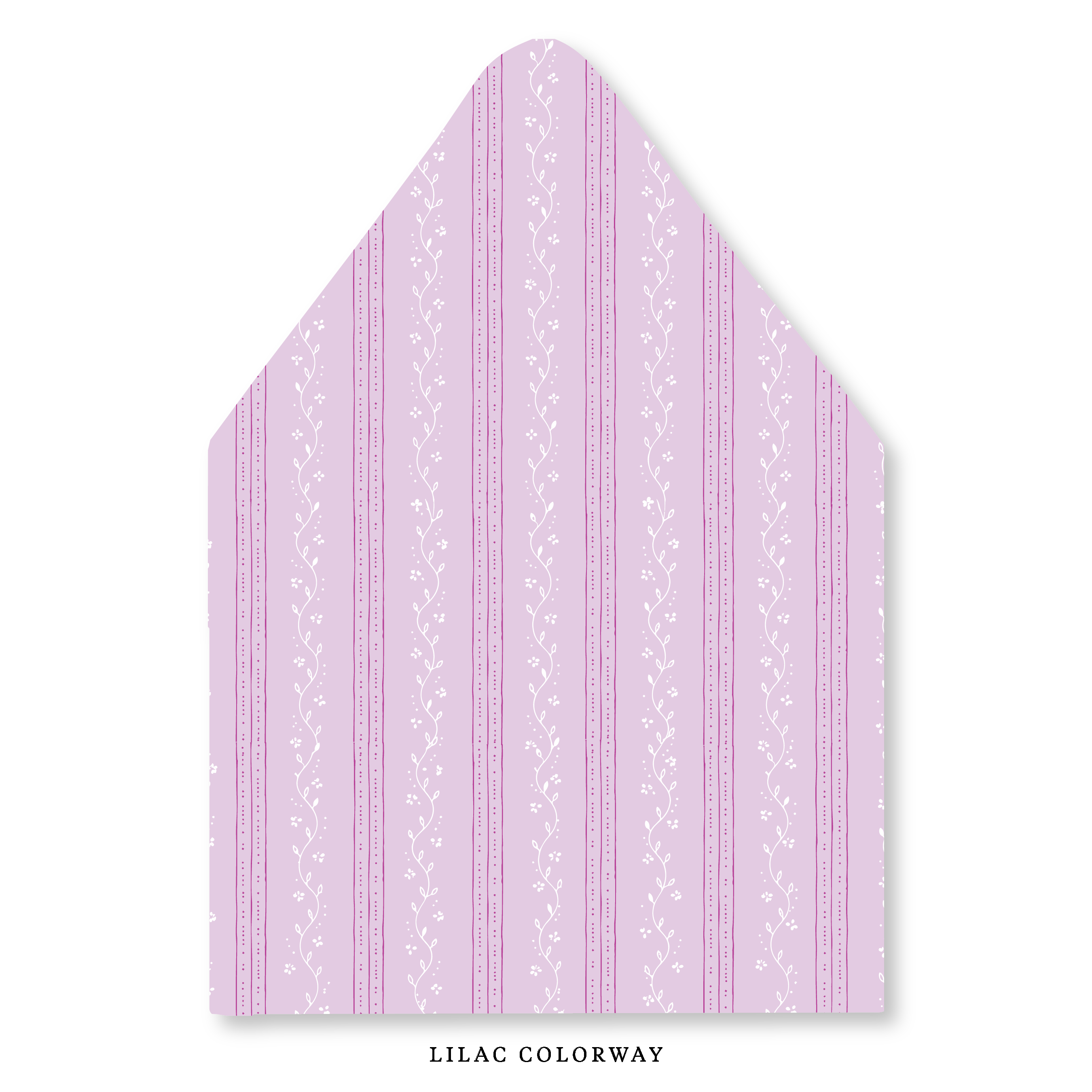 Garden Stripe Envelope Liner