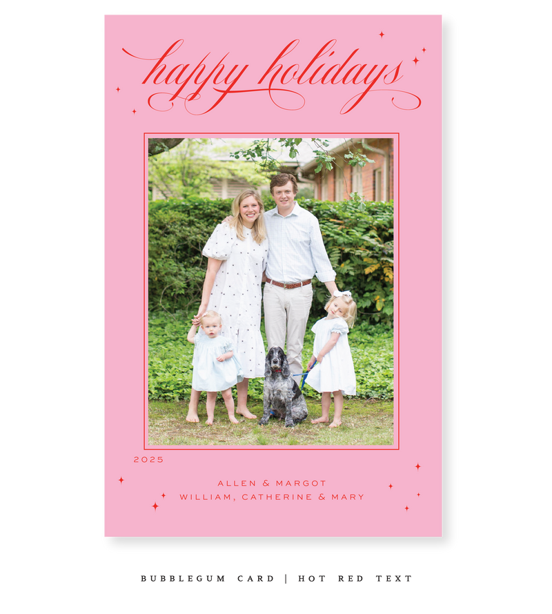 Golding Classic Printed Large Holiday Card