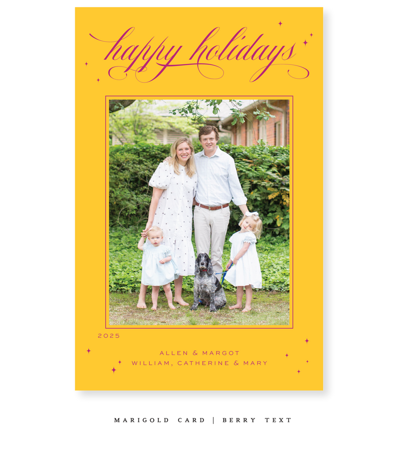 Golding Classic Printed Large Holiday Card