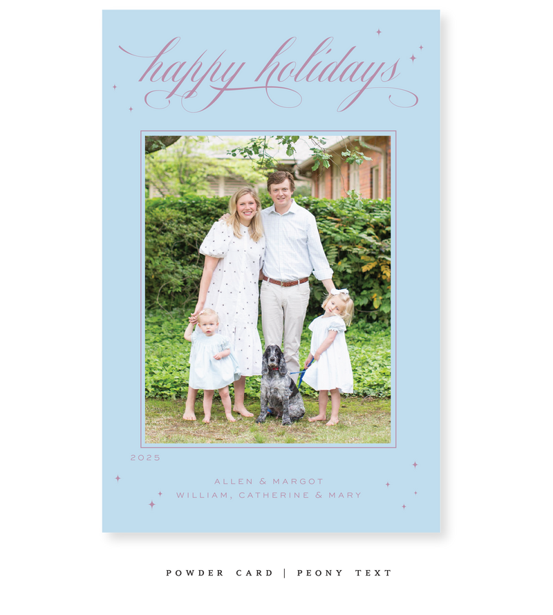 Golding Classic Printed Large Holiday Card