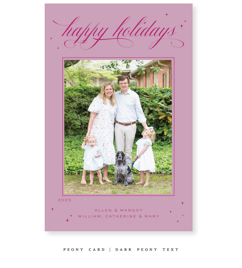 Golding Classic Printed Large Holiday Card