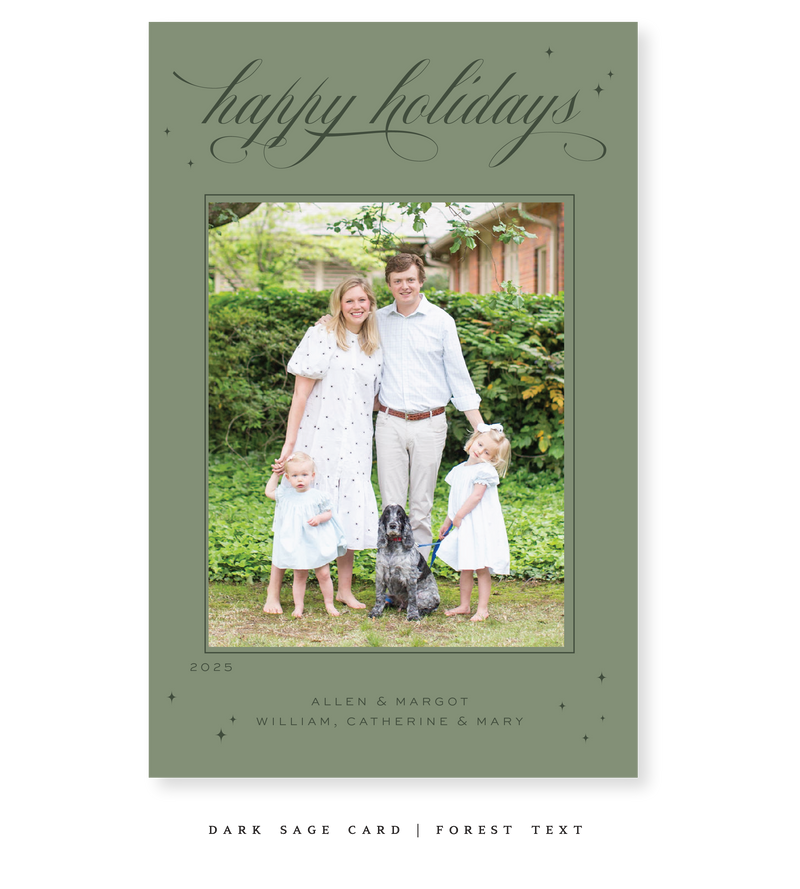 Golding Classic Printed Large Holiday Card