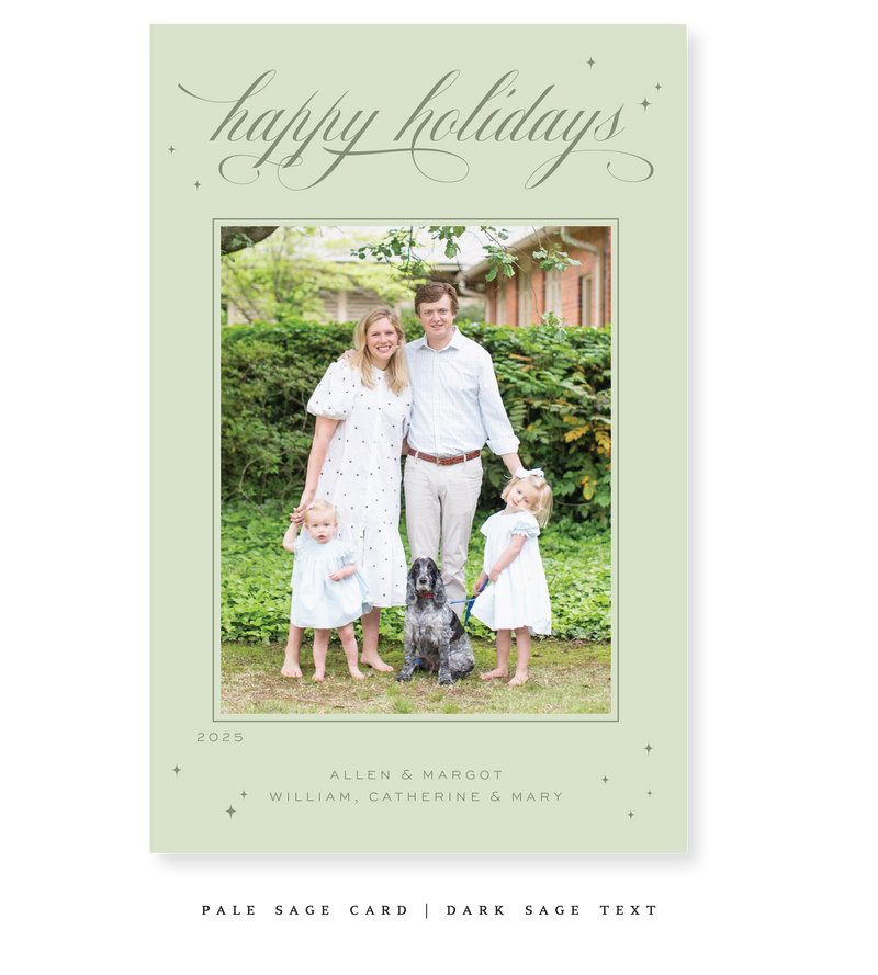 Golding Classic Printed Large Holiday Card