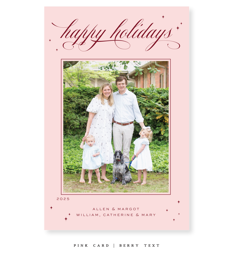 Golding Classic Printed Large Holiday Card