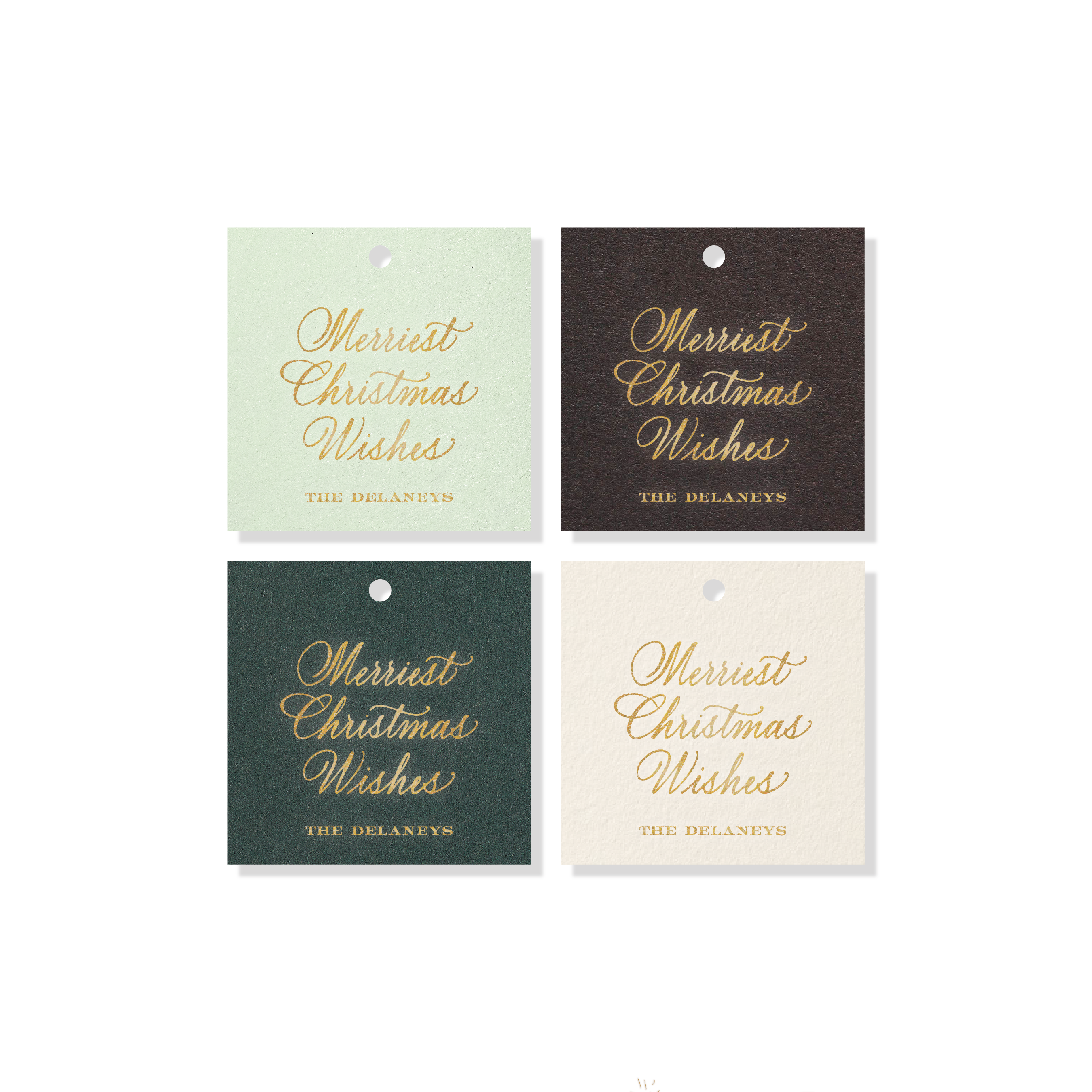 Goodwin Engraved Holiday Tag