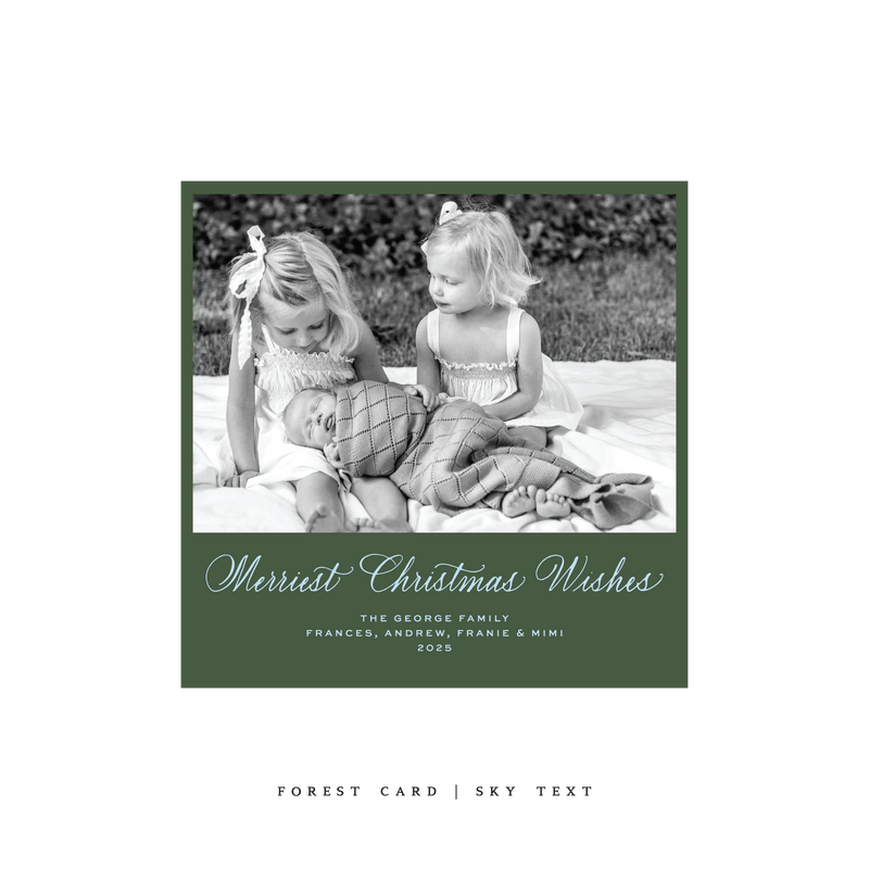 Goodwin Classic Printed Small Square Holiday Card