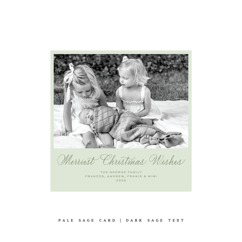 Goodwin Classic Printed Small Square Holiday Card