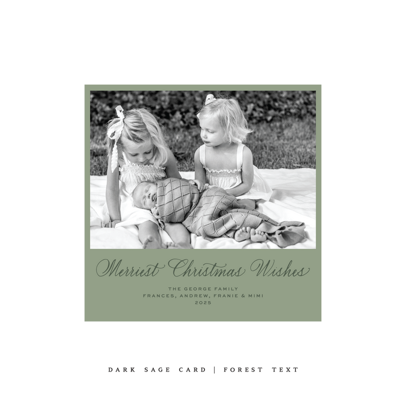 Goodwin Classic Printed Small Square Holiday Card