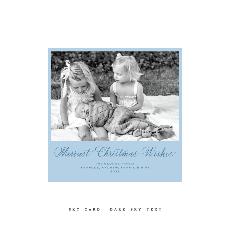 Goodwin Classic Printed Small Square Holiday Card