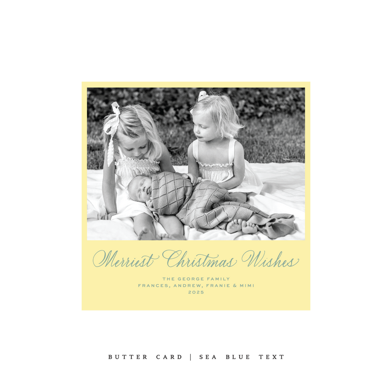 Goodwin Classic Printed Small Square Holiday Card