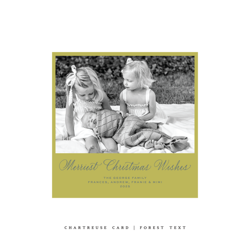 Goodwin Classic Printed Small Square Holiday Card