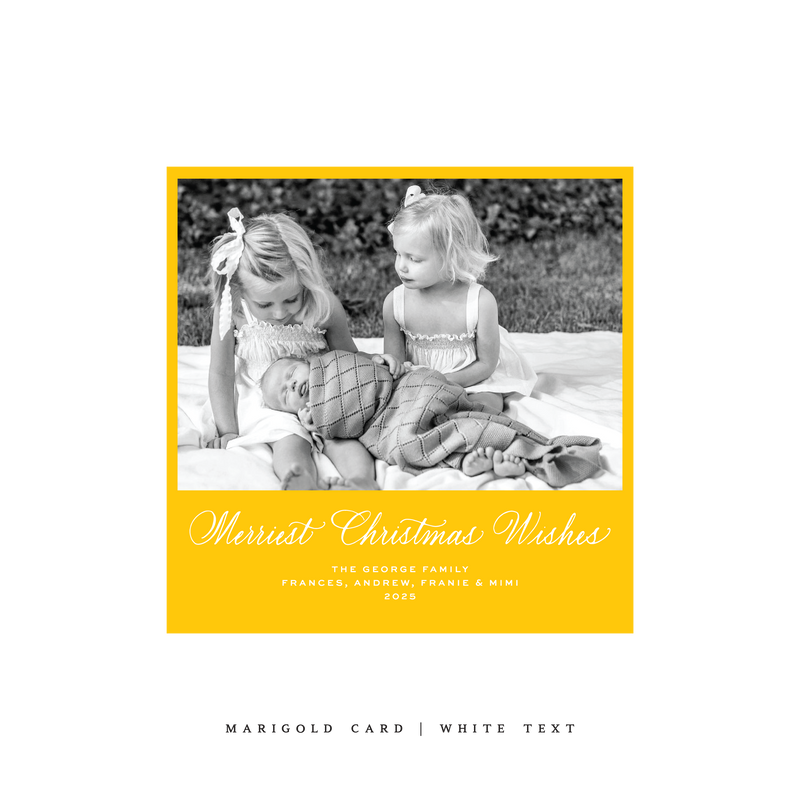 Goodwin Classic Printed Small Square Holiday Card